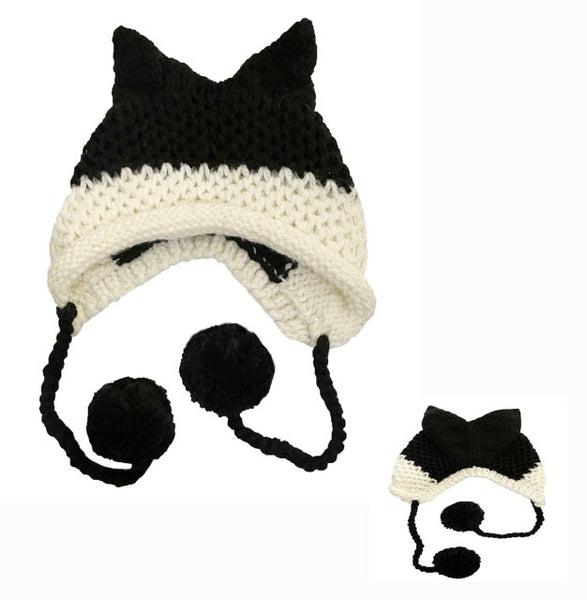 BomHCS Cute Fox Ears Beanie
