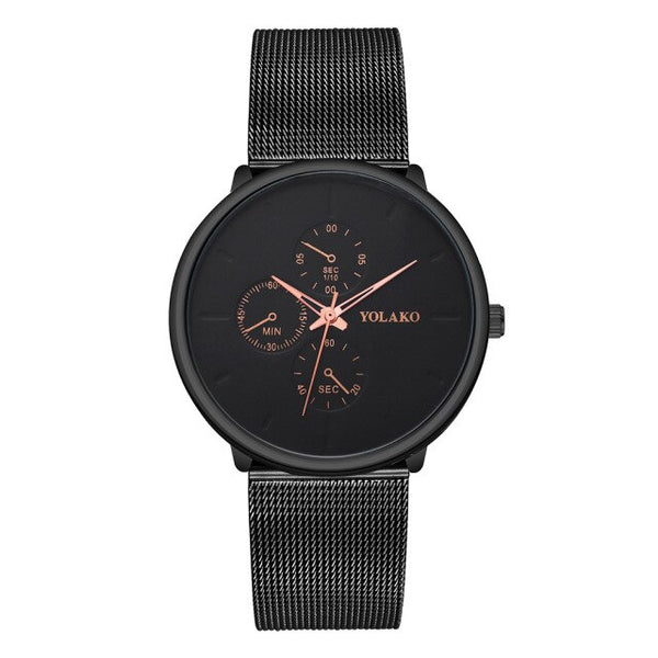 Fashion Sport Stainless Steel Case Watch