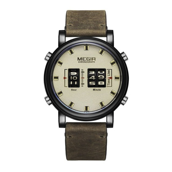 Gorben Fashion Leather Stainless Steel