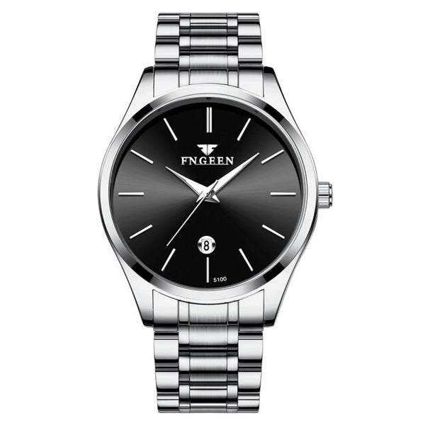 Relogio Masculino  Stainless Steel Case Steel Band