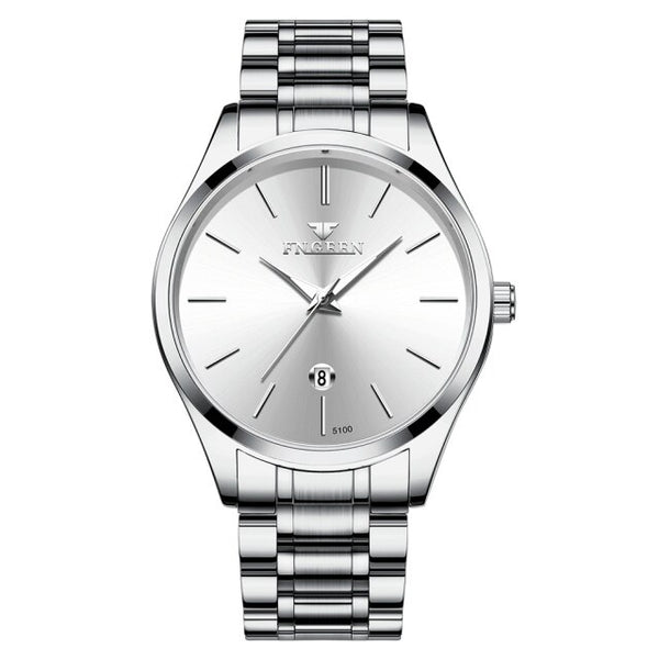Relogio Masculino  Stainless Steel Case Steel Band