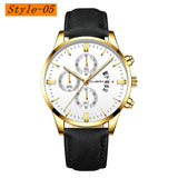 Automatic Calendar Sport Stainless Steel  Wrist Watch