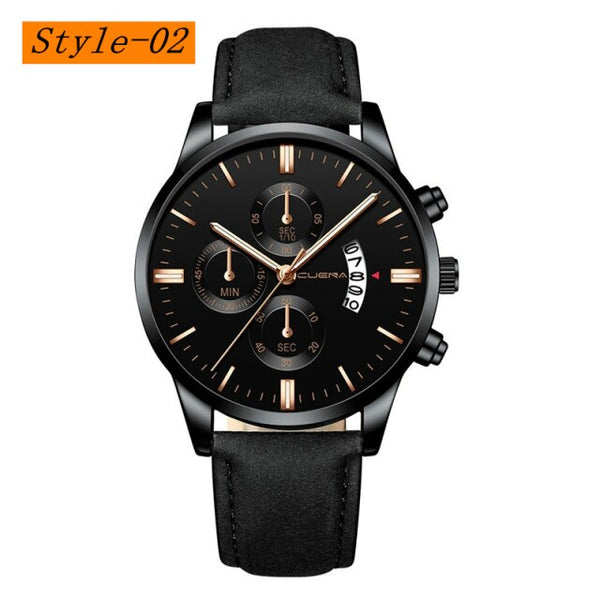 Automatic Calendar Sport Stainless Steel  Wrist Watch