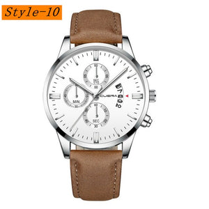 Automatic Calendar Sport Stainless Steel  Wrist Watch