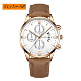 Automatic Calendar Sport Stainless Steel  Wrist Watch