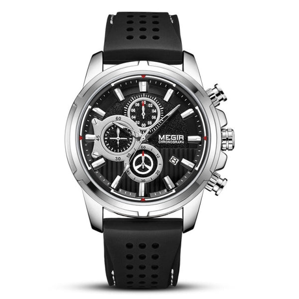 MEGIR Men's Fashion Rose Gold  Waterproof