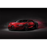 Bugattis Chiron Red Sport Car