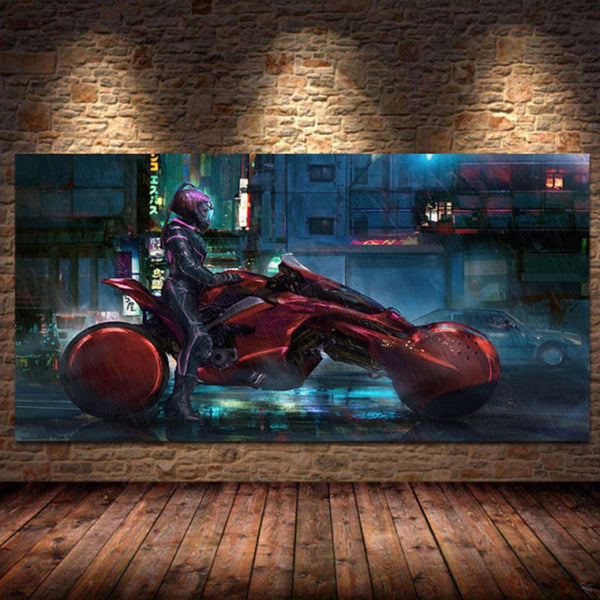 Modern Future City Cool Sport Car