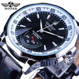 Irregular Shape Case Blue Men's Mechanical Automatic Watches