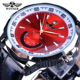 Irregular Shape Case Blue Men's Mechanical Automatic Watches