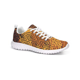 Womens Sneakers - Brown and Gold Sports Shoes